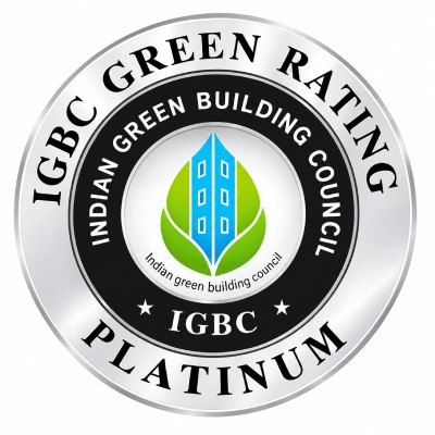 IGBC Platinum rating badge - Capita Minerva Veritas Datacenter